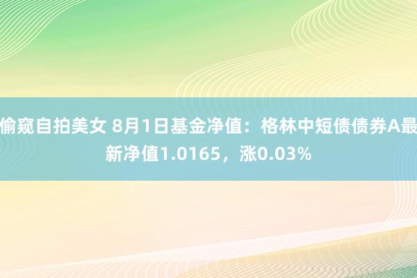 偷窥自拍美女 8月1日基金净值：格林中短债债券A最新净值1.0165，涨0.03%
