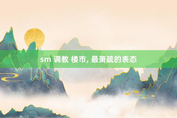 sm 调教 楼市， 最萧疏的表态